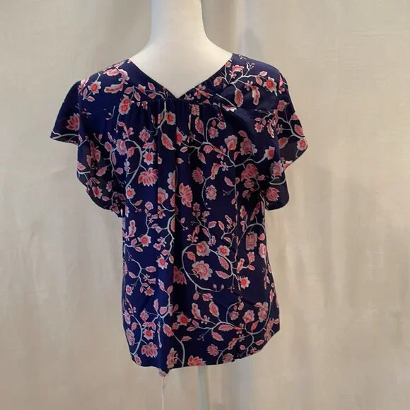 Rebecca Taylor Top Blouse Size 4 - Picture 3 of 9